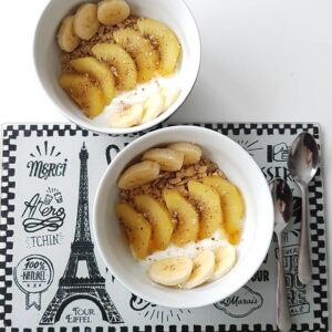 Power bowl : granola kiwi banane