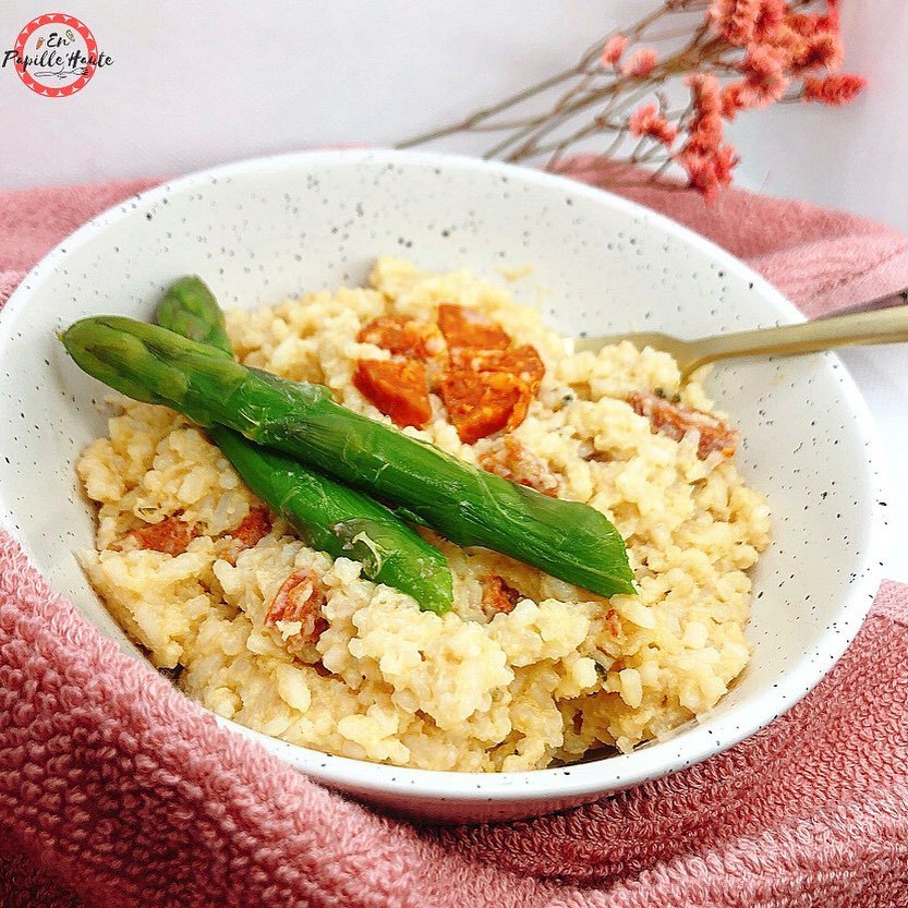 Risotto crémeux au chorizo