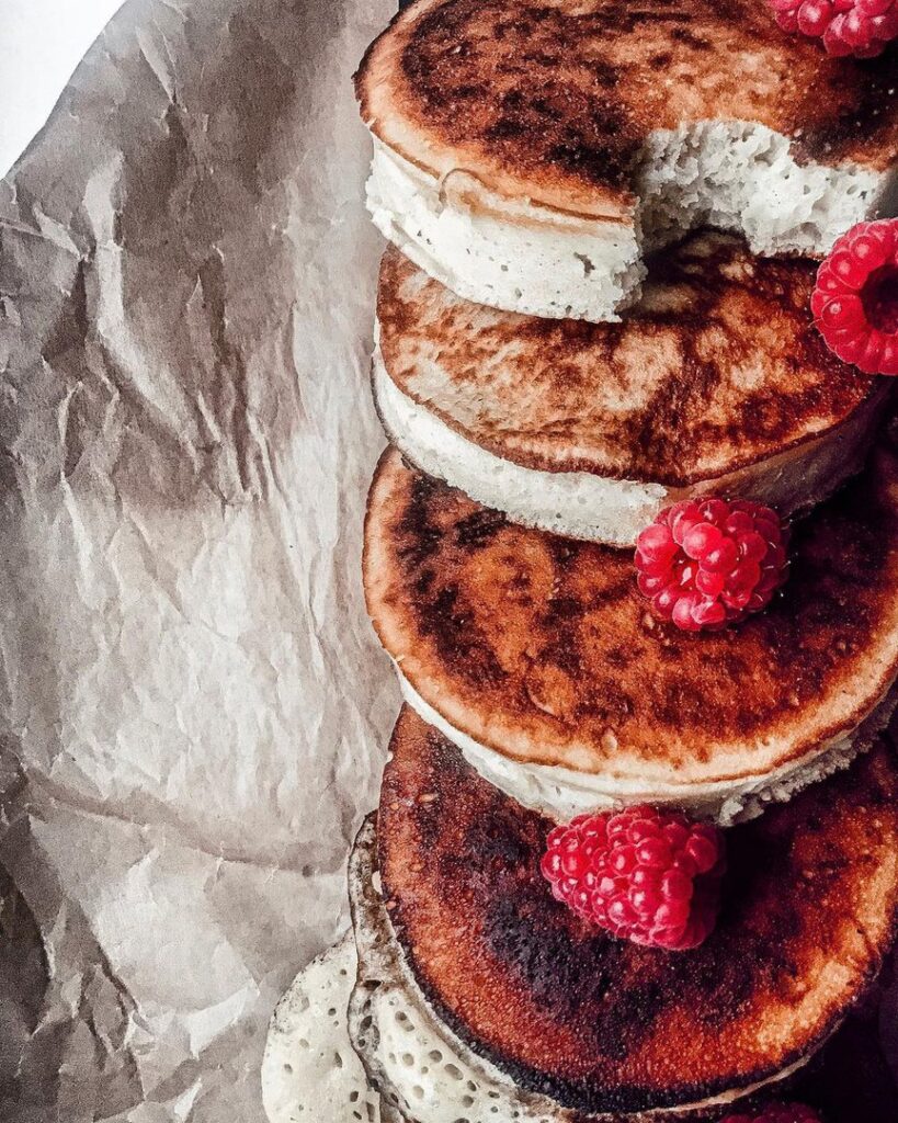 Fluffy pancakes à la vanille