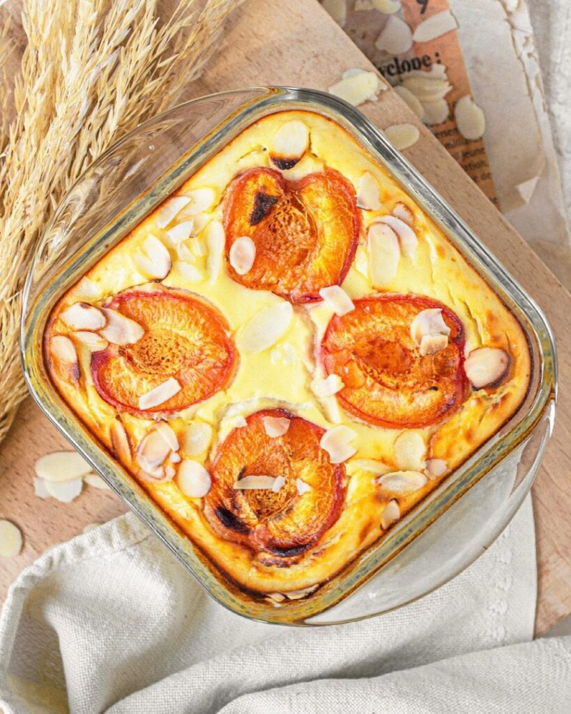 Clafoutis individuels aux abricots