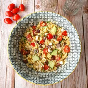 Salade de tendres perles à la grecque