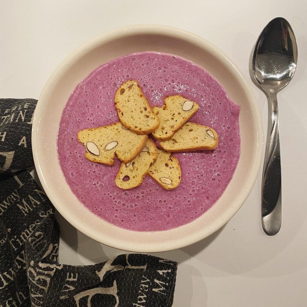 Velouté de choux rouge