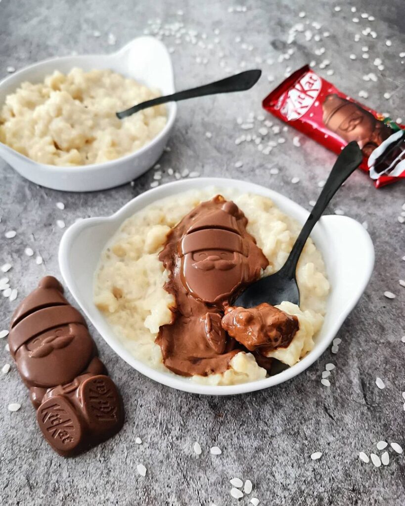 Riz au lait gourmand au chocolat