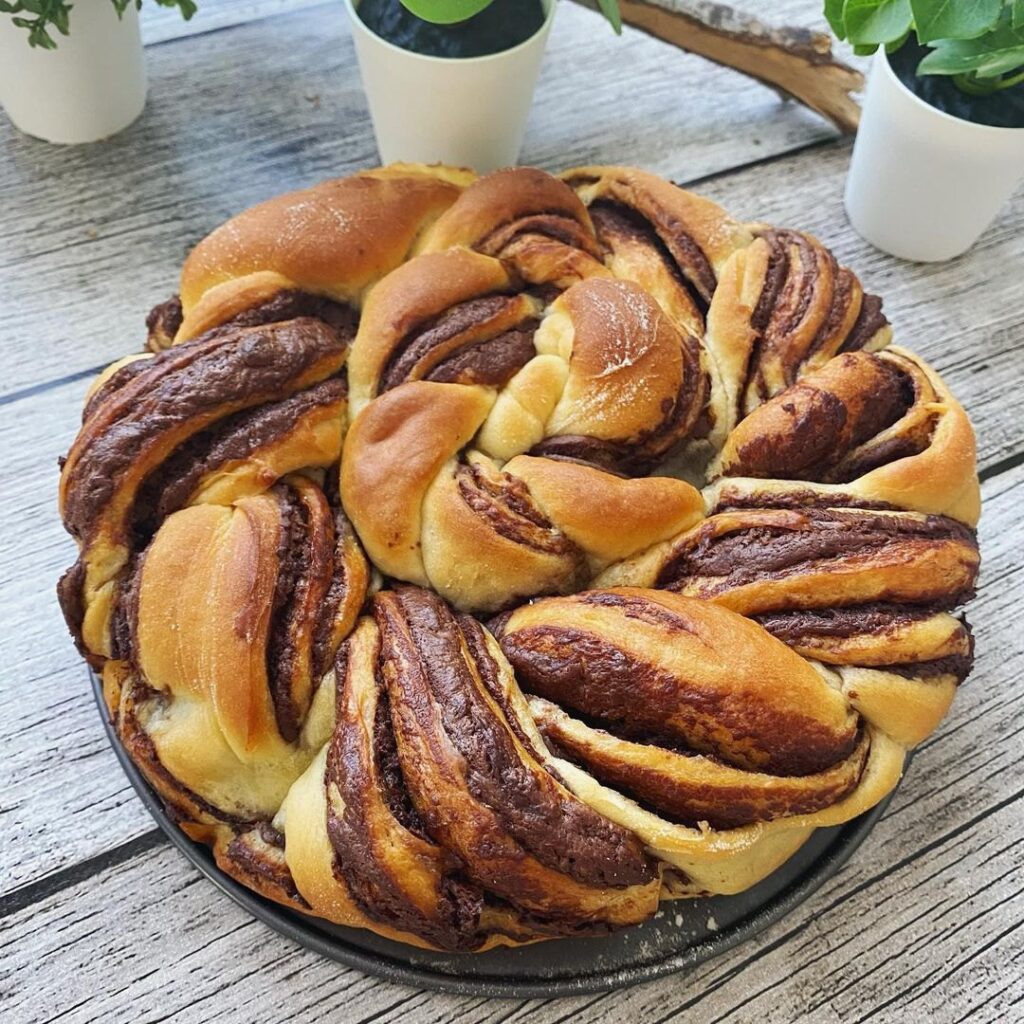 Babka nutella en version ronde