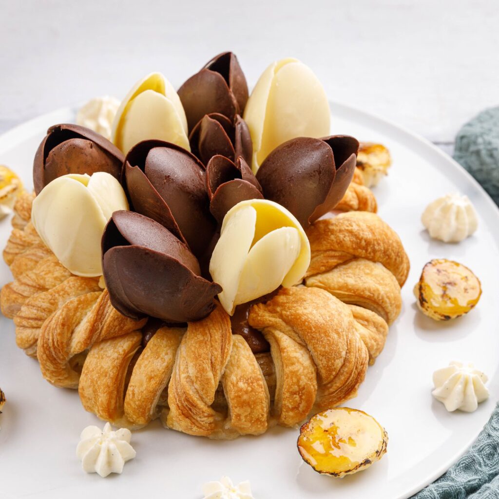 Bouquet de tulipes en chocolat