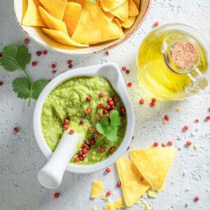 Homemade guacamole