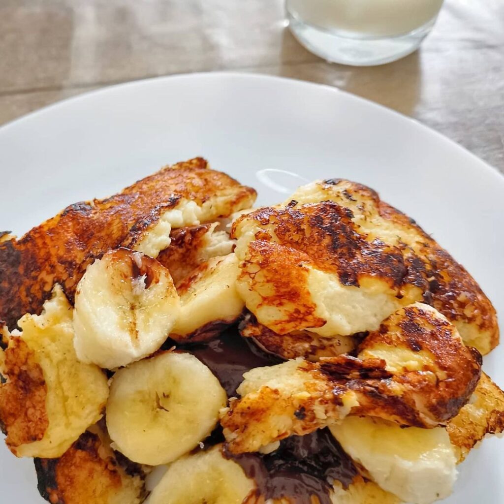 Pain perdu banane choco
