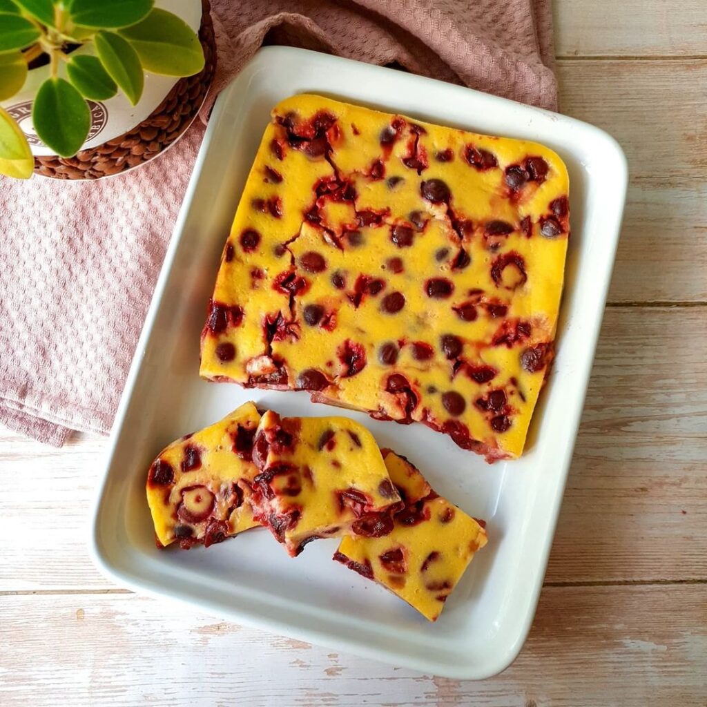 Clafoutis aux cerises léger au robot