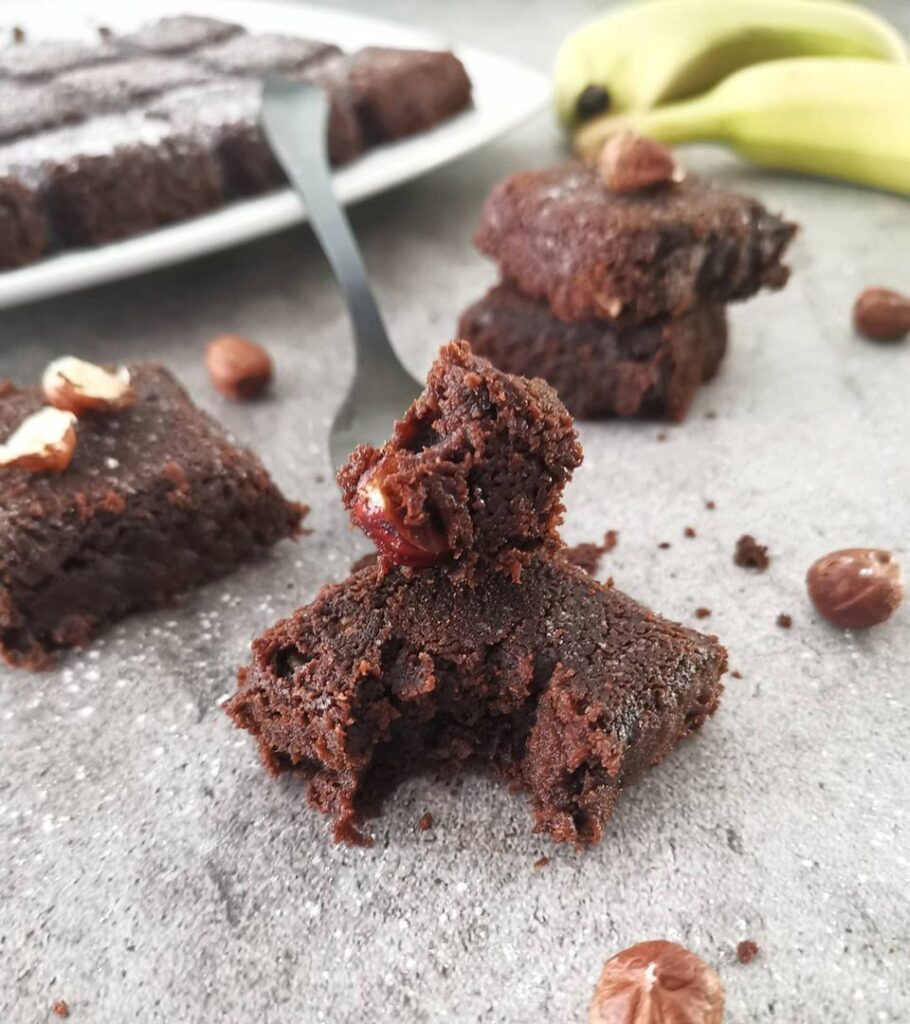 Brownie au chocolat sans œufs ni sucre