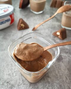 Crèmes chocolat philadelphia à la multi-délices