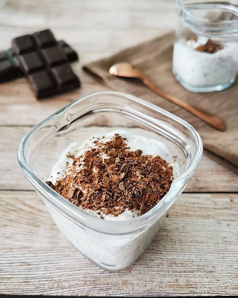 Fromage blanc stracciatella, un délice