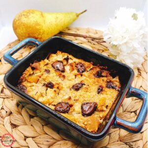 Porridge aux poires et au chocolat