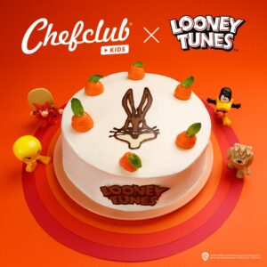 Gâteau aux pêches et abricots Bugs Bunny