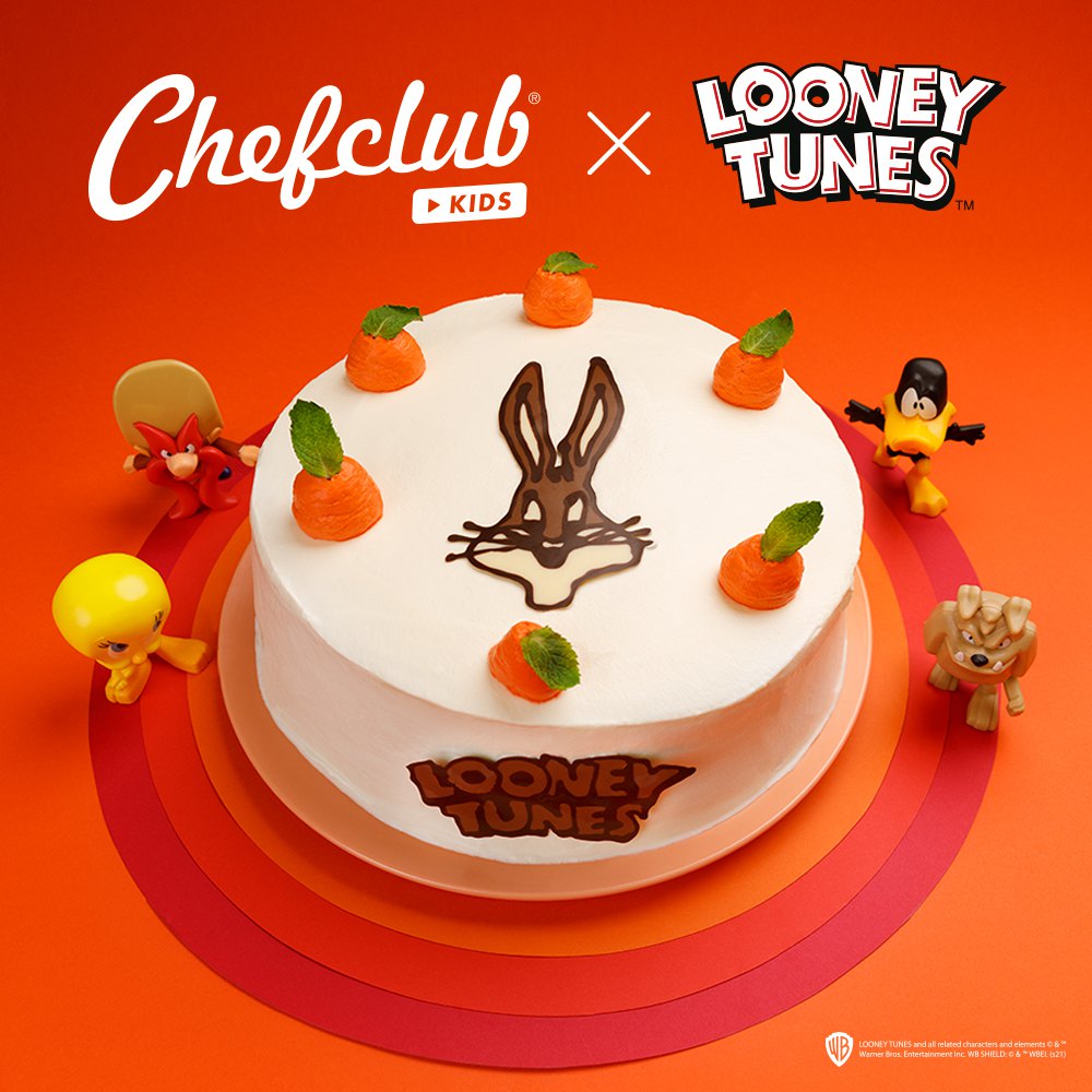 Gâteau aux pêches et abricots Bugs Bunny