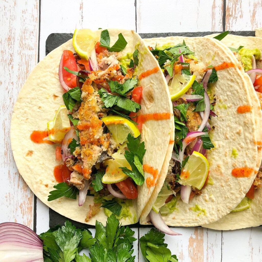 Vegan fish tacos