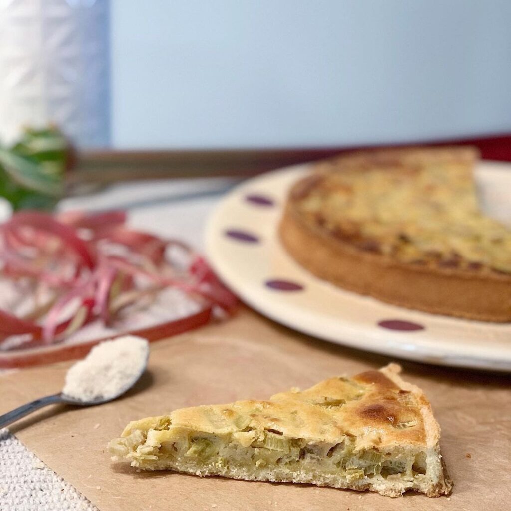 Tarte à la rhubarbe