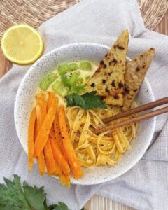 Pâtes quinoa/carotte & curry