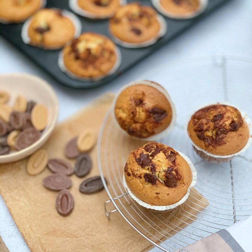 Muffins surprises aux 3 chocolats