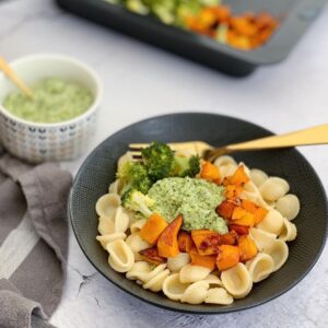 Pâtes au pesto maison