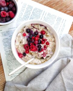 Délicieux de porridge
