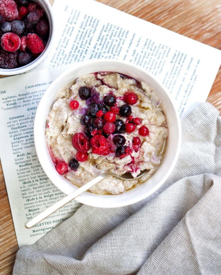 Délicieux de porridge