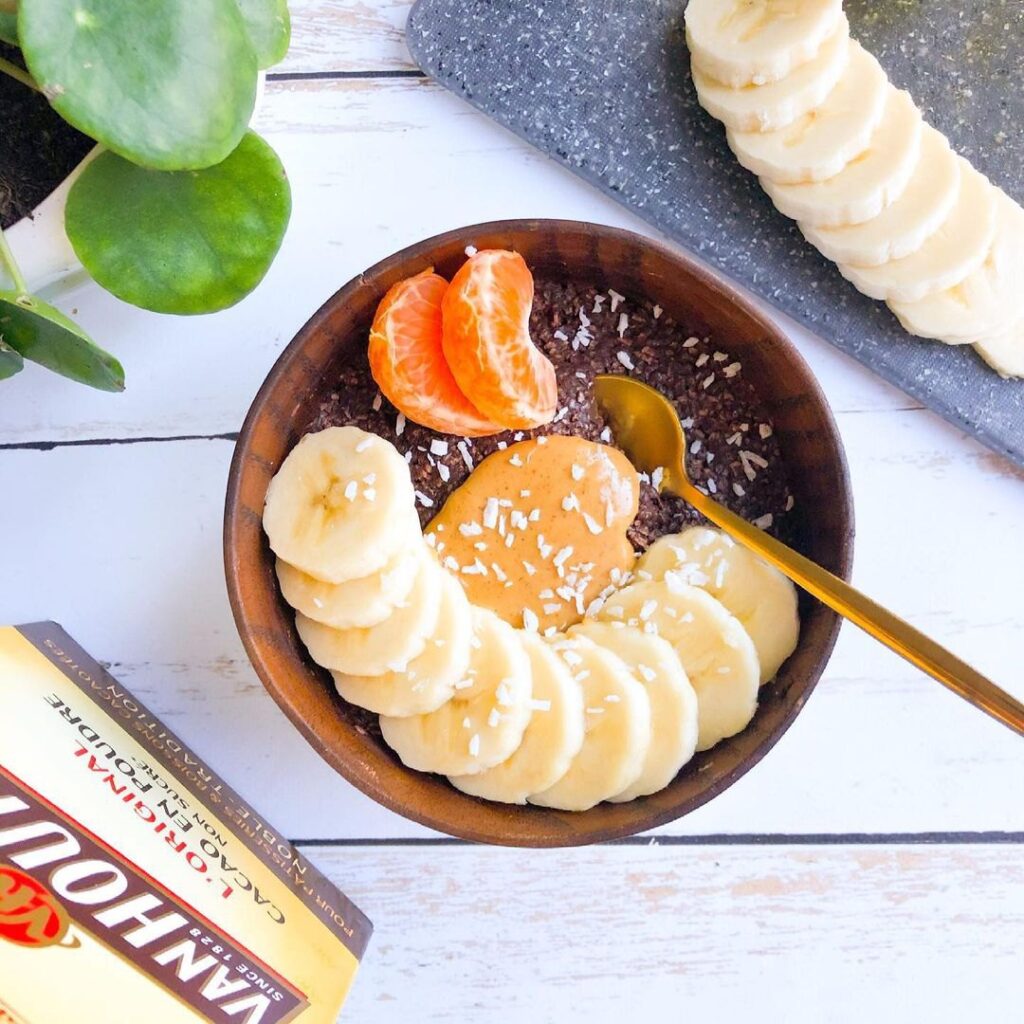 Pudding de chia au cacao