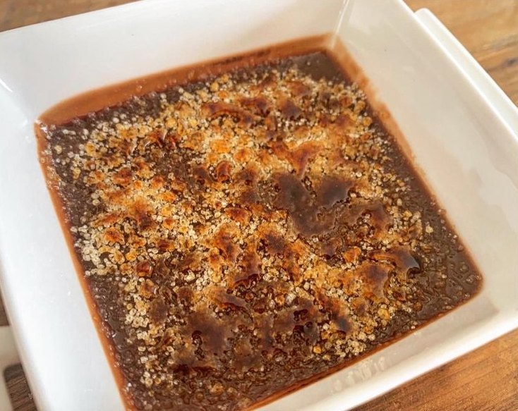 Crème brûlée au chocolat