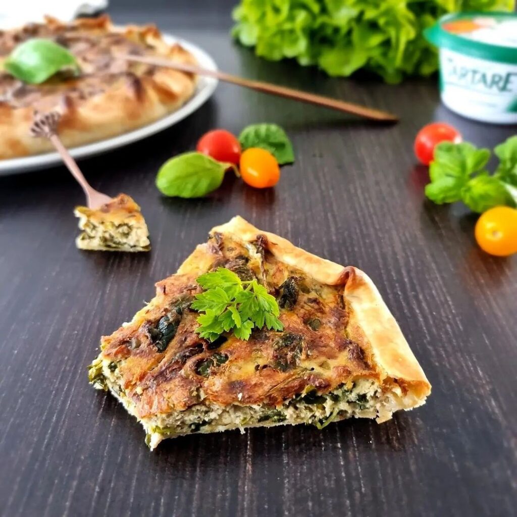 Tarte à la salade et au thon