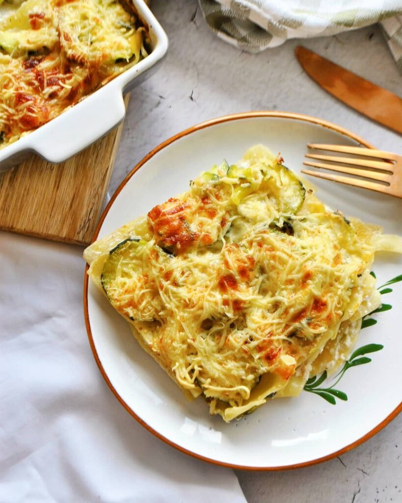 Lasagnes végé courgettes & chèvre frais