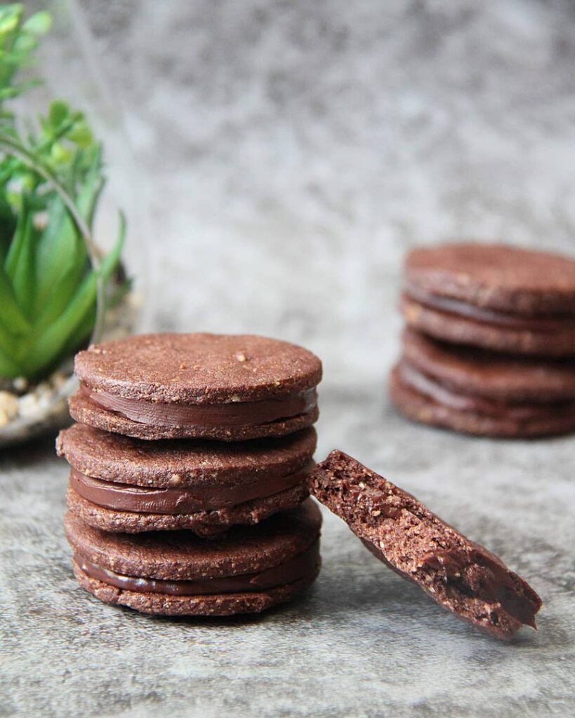Biscuit cacao/noisette