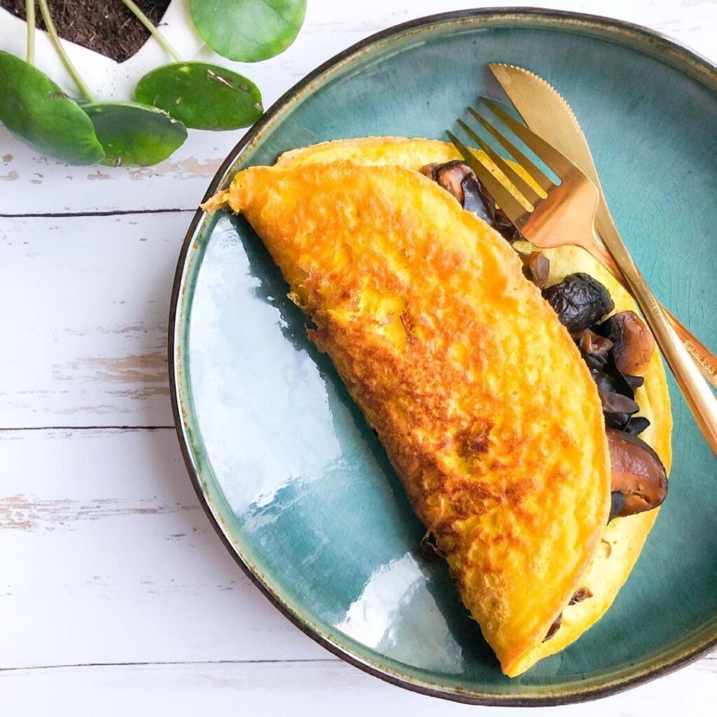 Omelette végétale