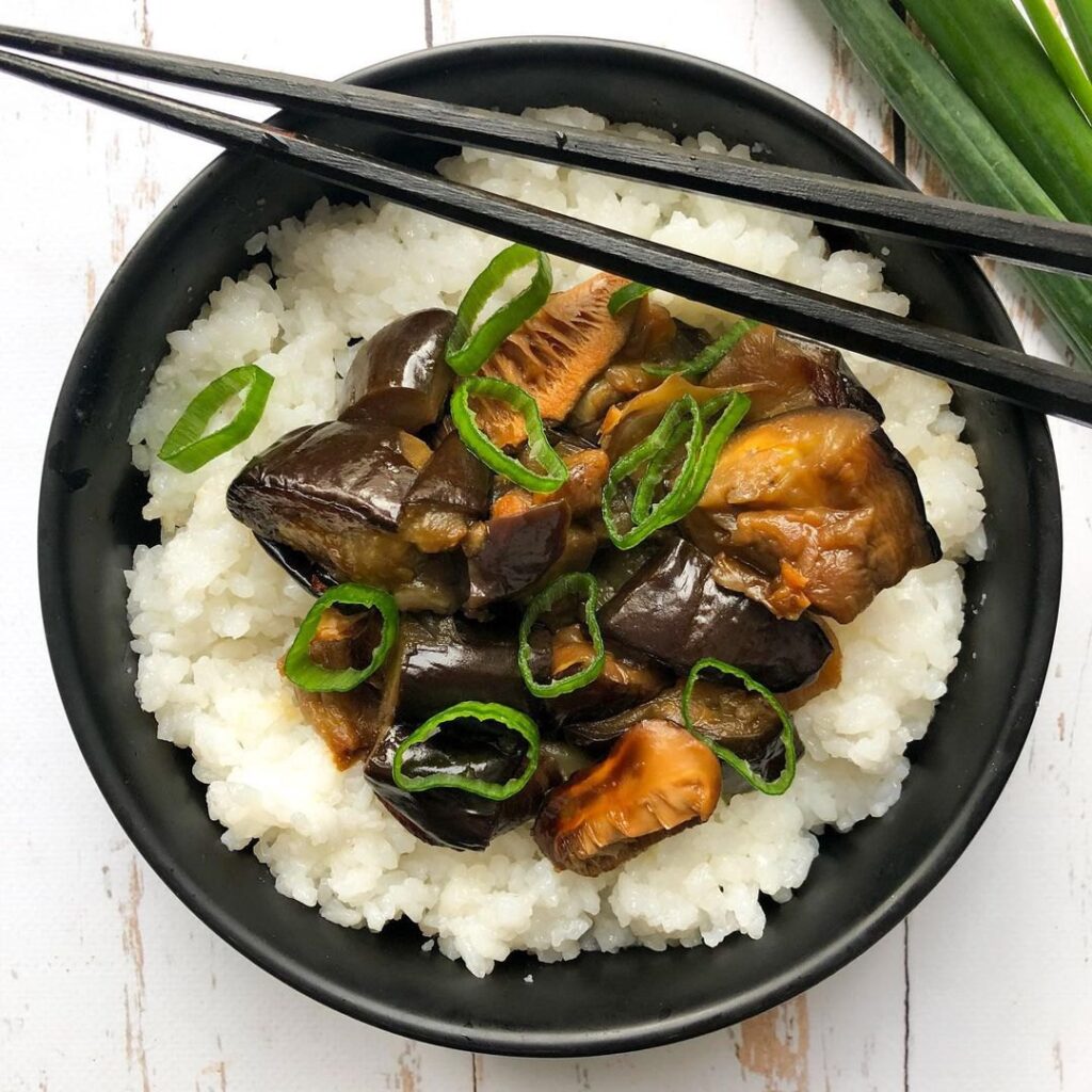 Aubergine teriyaki