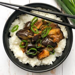 Aubergine teriyaki