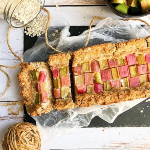 Recette de tarte rustique rhubarbe