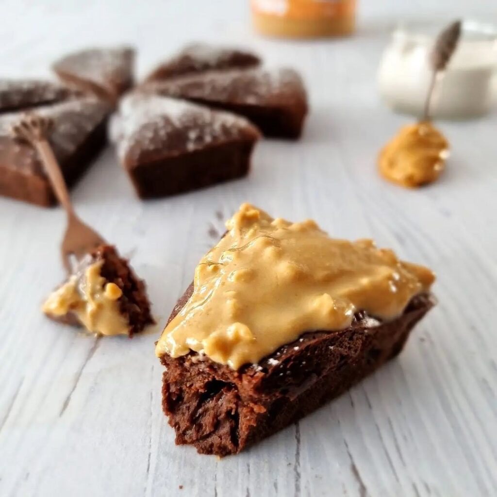 Moelleux au chocolat et beurre de cacahuète