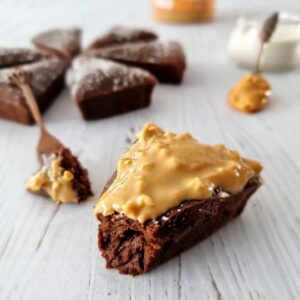 Moelleux au chocolat et beurre de cacahuète