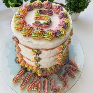 Rimbow cake aux fruits