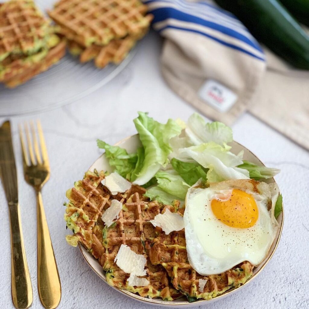 Gaufres de courgette