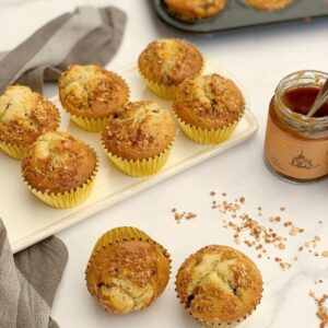 Muffins cœur caramel beurre salé