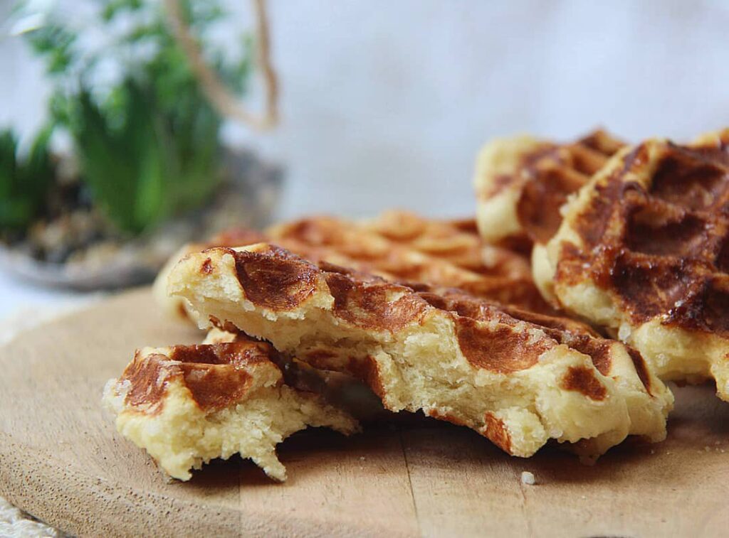 Gaufres liégeoises au sucre perlé
