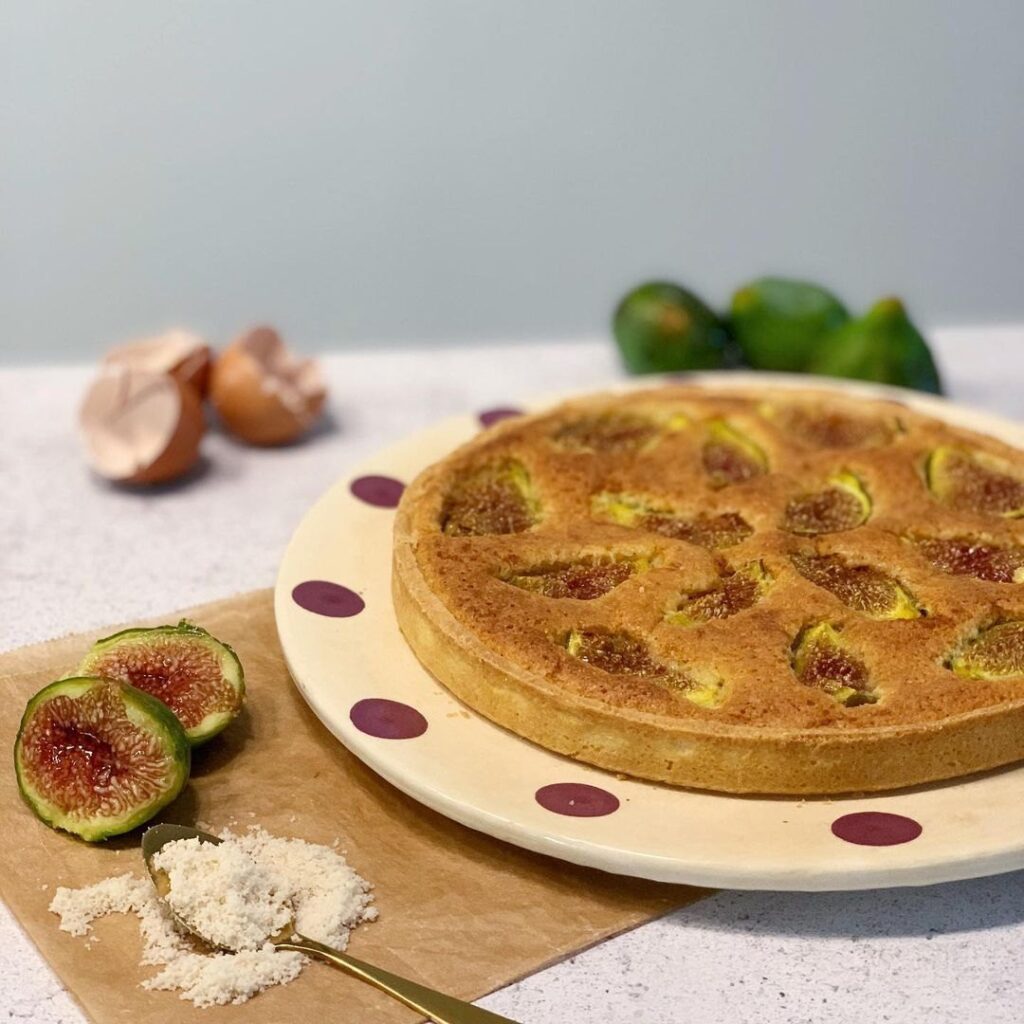 Tarte amandine aux figues