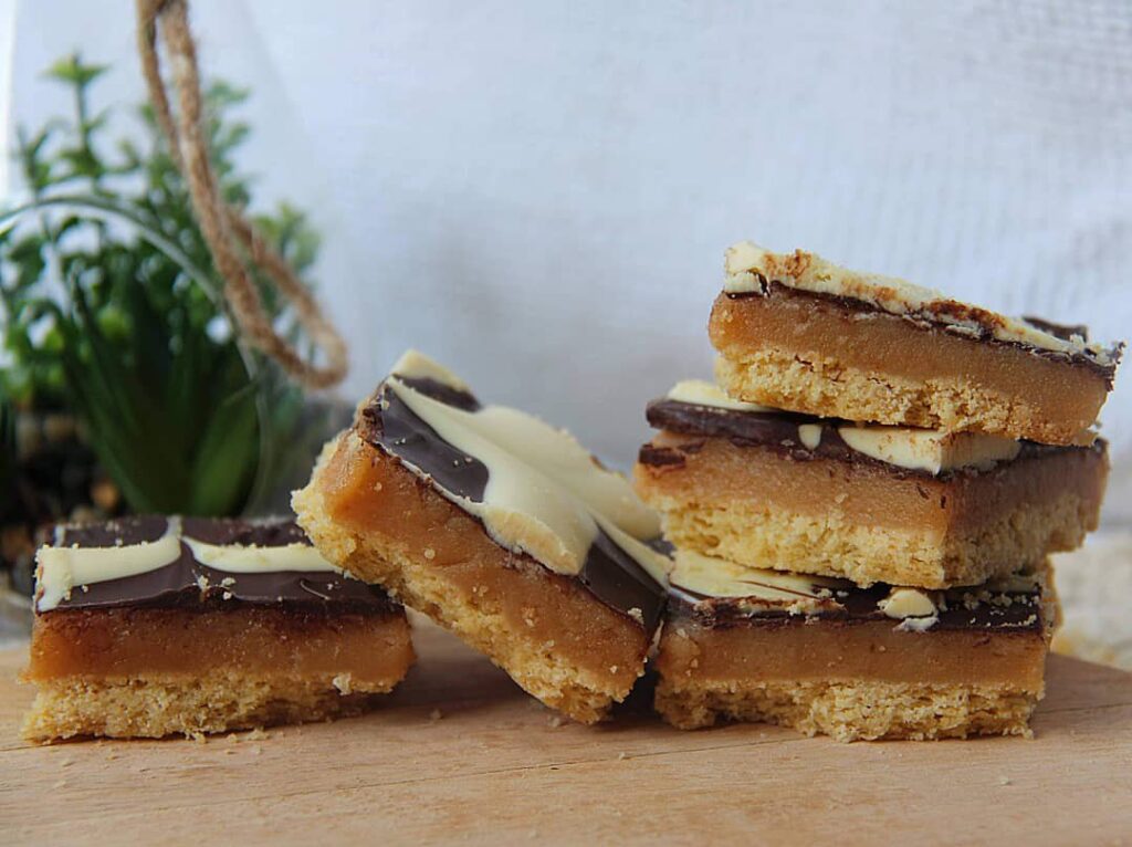 Shortbread chocolat et caramel