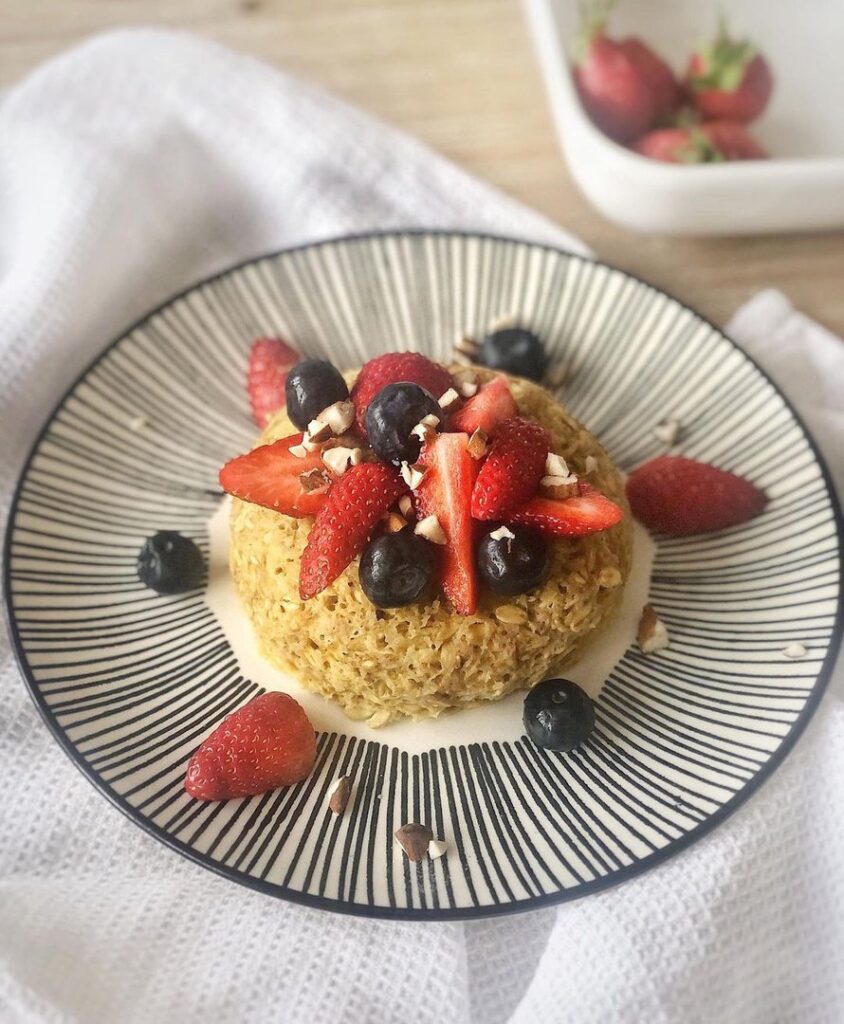 Bowlcake aux fruits rouges