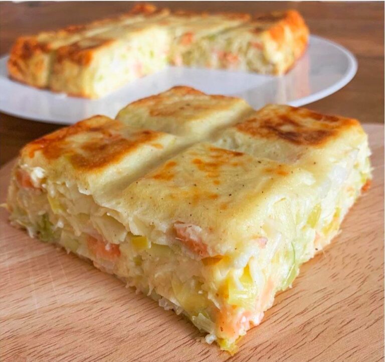 Quiche sans pâte saumon poireaux Quiche sans pâte saumon poireaux