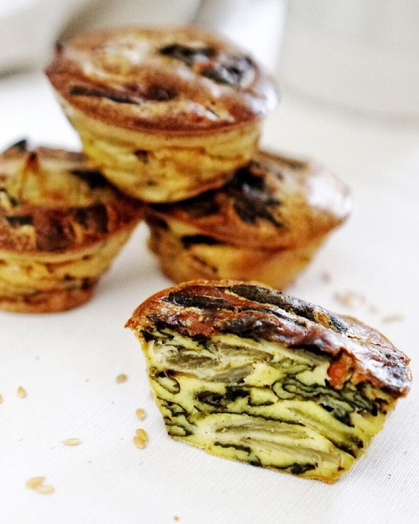 Muffins façon flan aux blettes