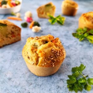 Muffins healthy aux crudités