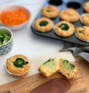 Muffins coeur brocoli