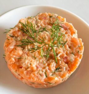 Tartare de saumon
