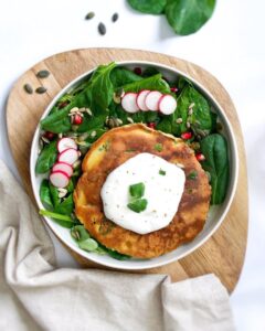 Pancake aux épinards