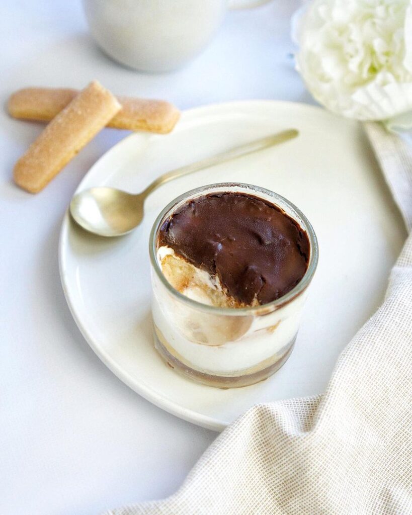 Verrine de tiramisu healthy